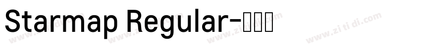 Starmap Regular字体转换